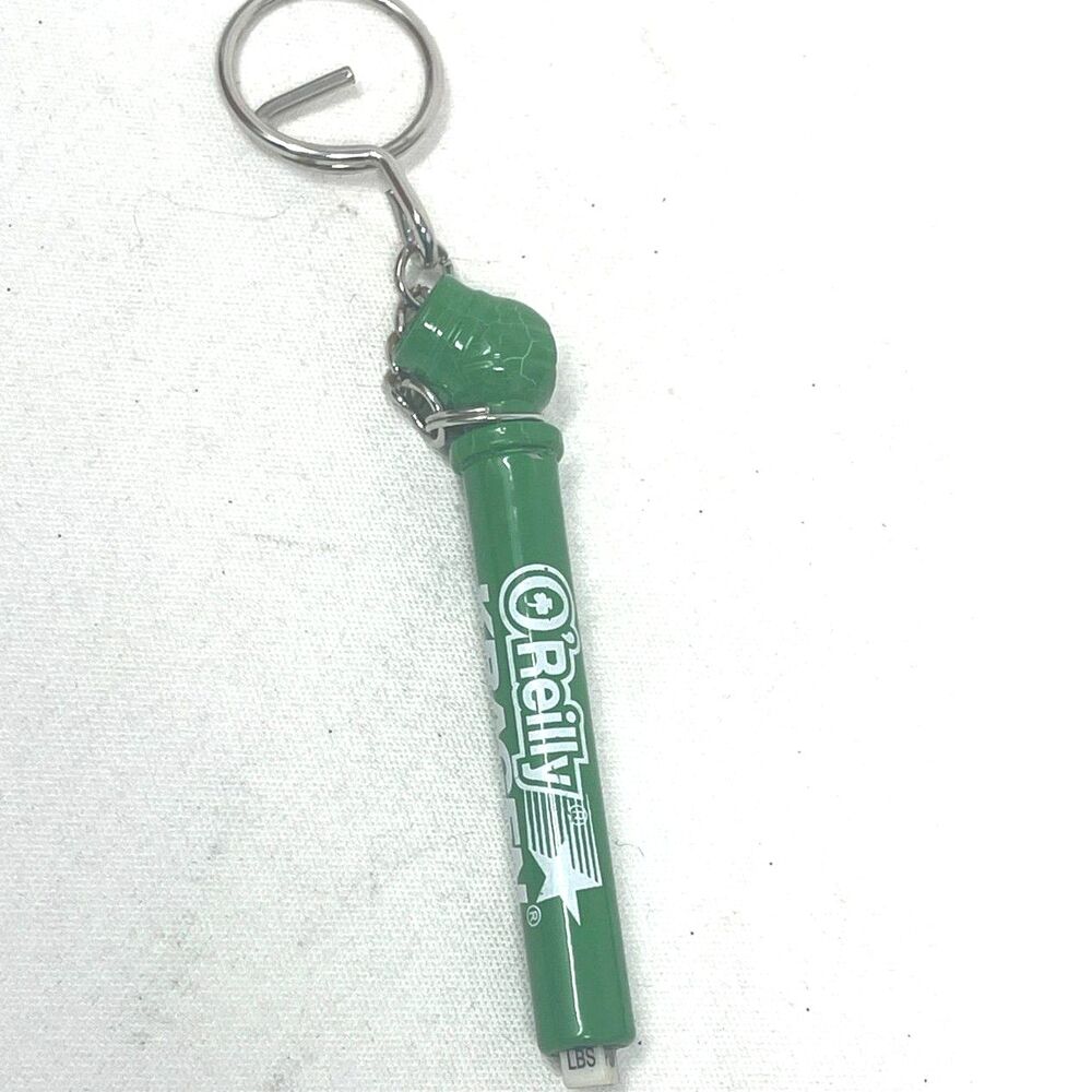 O'Reilly Auto Parts Keychain Tire Gauge Vintage